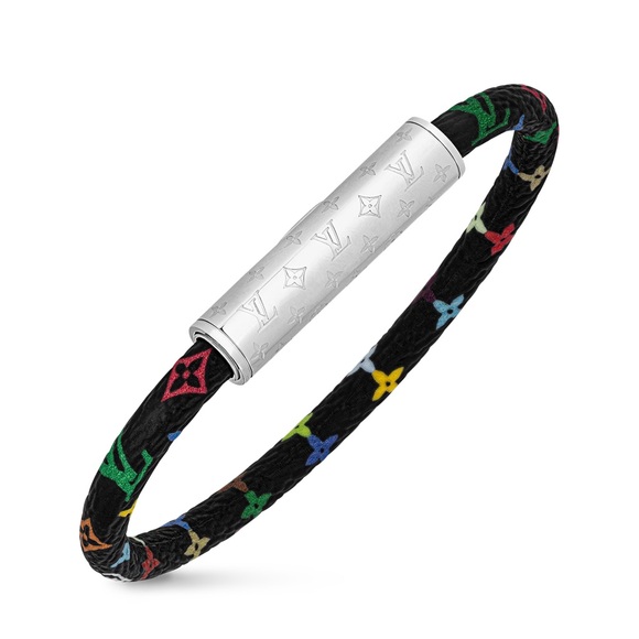 Louis Vuitton x Takashi Murakami LV Confidential Bracelet 17 Black - Picture 1 of 1
